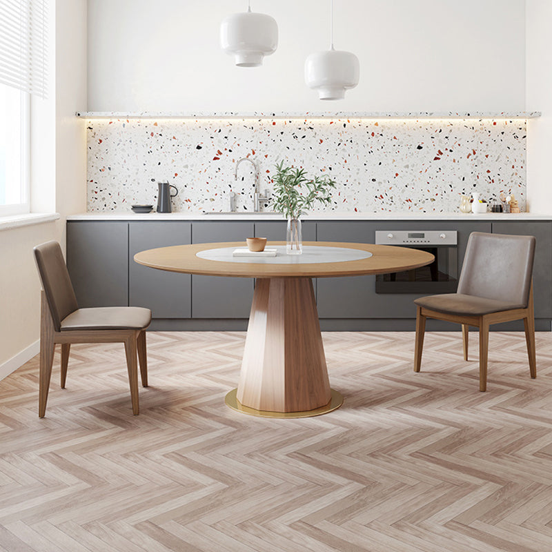 Wood Kitchen Dining Armless Chair Contemporary Solid Back Dining Chair