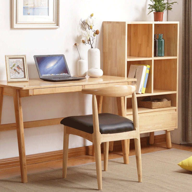 Wood Kitchen Dining Armless Chair Contemporary Upholstered Dining Chair