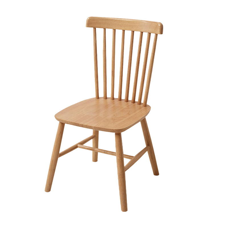 Contemporary Kitchen Dining Side Chairs Wood Slat Back Side Chairs