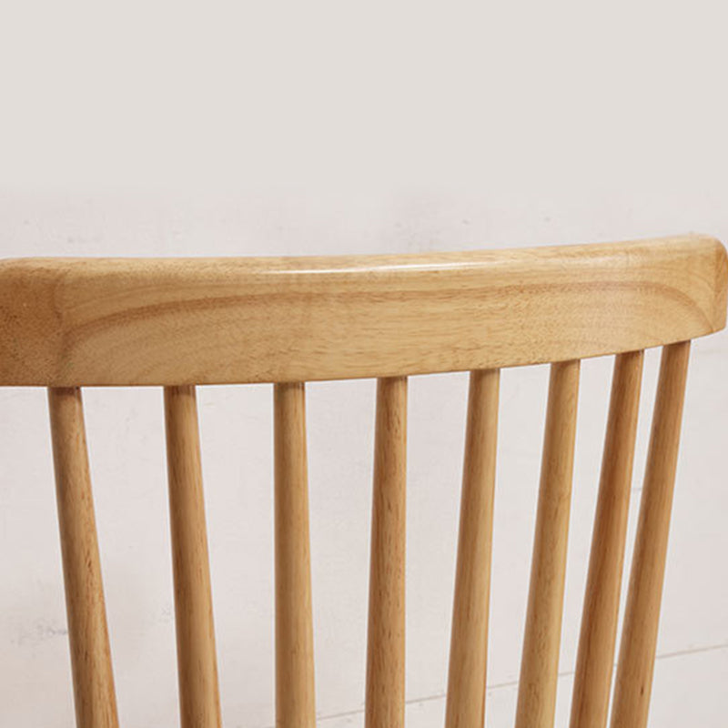Contemporary Kitchen Dining Side Chairs Wood Slat Back Side Chairs