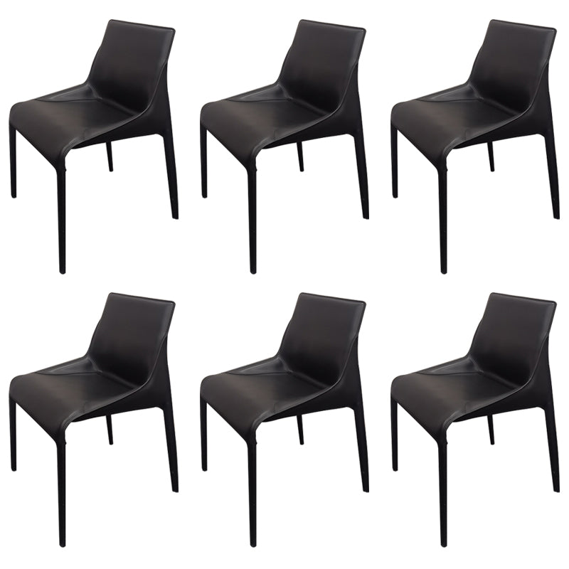 Faux Leather Kitchen Dining Chair Contemporary Upholstered Dining Chair