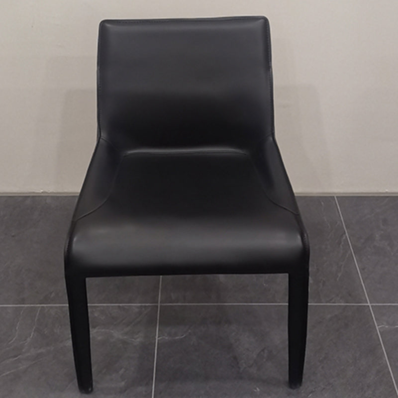 Faux Leather Kitchen Dining Chair Contemporary Upholstered Dining Chair