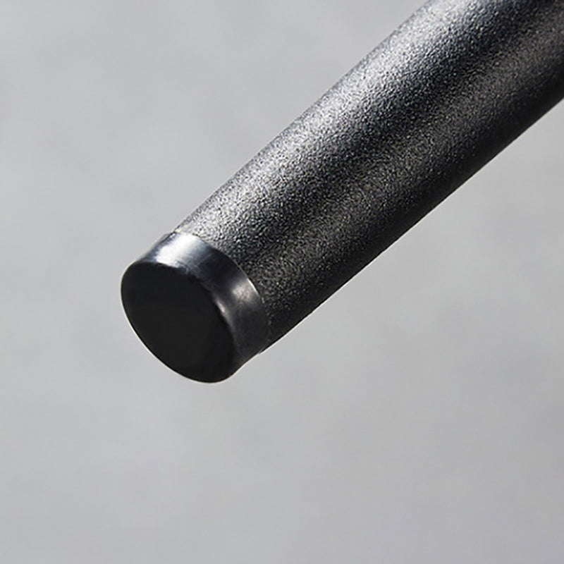 Contemporary Style Leather Chairs Armless Side Chairs with Metal Legs for Home Use