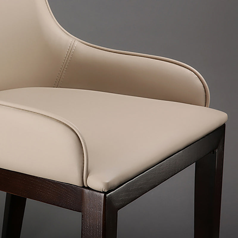 Wood Kitchen Dining Side Chair Contemporary Upholstered Dining Chair