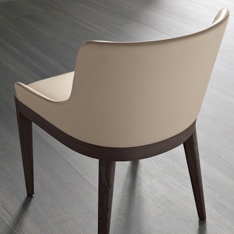 Wood Kitchen Dining Side Chair Contemporary Upholstered Dining Chair