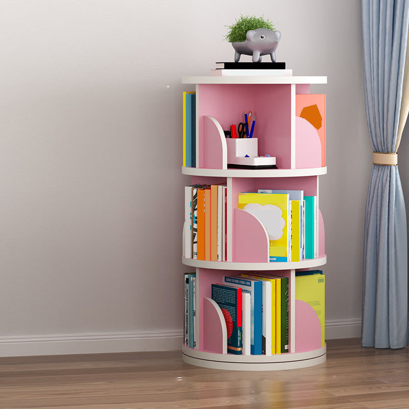 Contemporary Bookcase Vertical Engineered Wood Book Shelf for Study Room