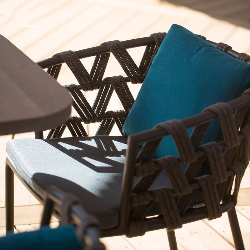 Bohemian Style Dining Set 1/4/5/7 Pieces Dining Table Set for Patio