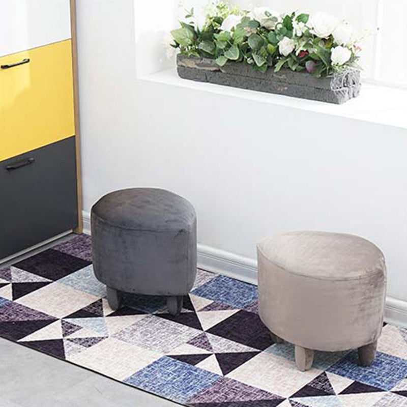 Modern Leaves Standard Solid Color Tear Resistant Standard for Living Room