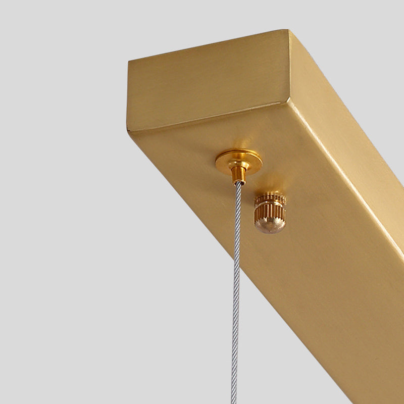4/5/6-Light Modernism Golden Kitchen Island Lighting LED Ceiling Light for Foyer