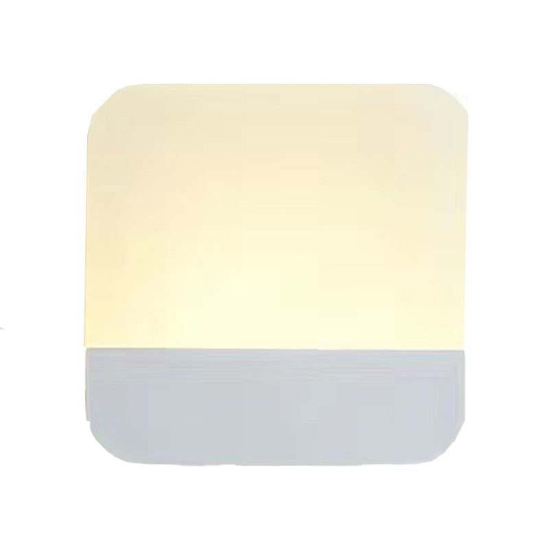 1 Light Geometric Flush Mount Wall Sconce Contemporary Metal Wall Light Sconces