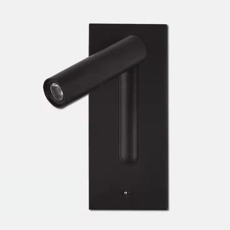 Modern Style Rectangle Shape Wall Lamp Metal 1 Light Sconces for Bedroom