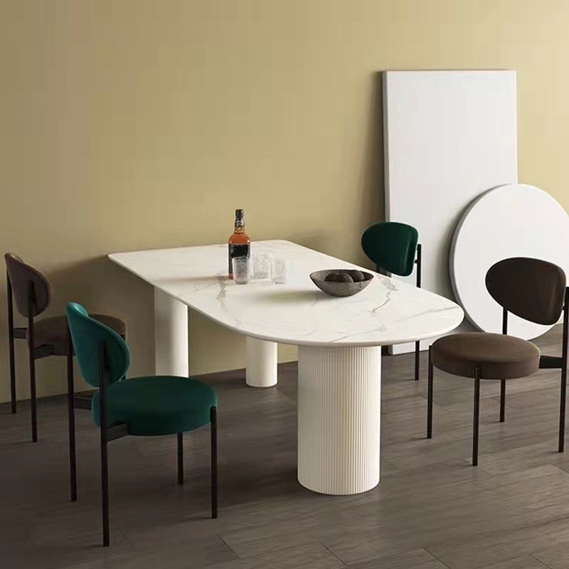 Irregular Shape Indoor Table for Restaurant Modern Table with 3 Legs