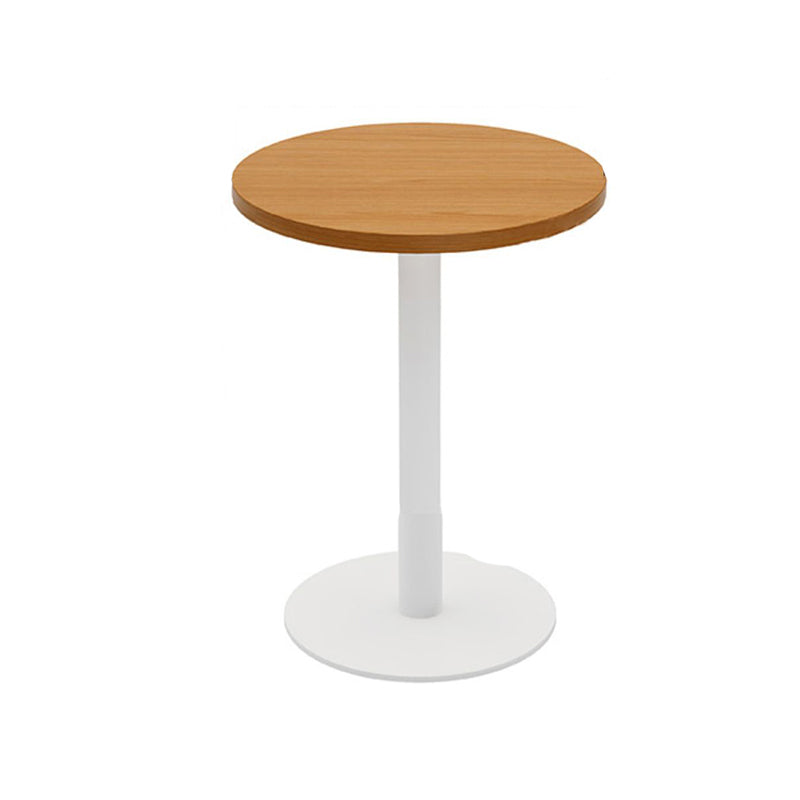 Contemporary Solid Wood Dining Table Pedestal Dining Table for Home Use