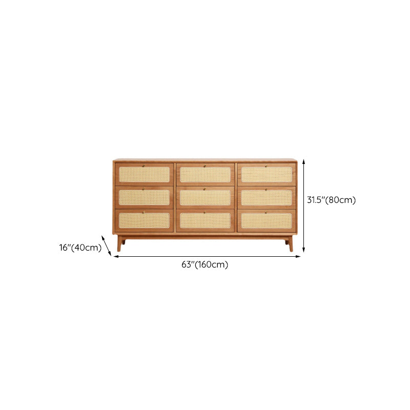 Contemporary Chest Straight Legs with Drawer Knobs Rectangle Accent Chest