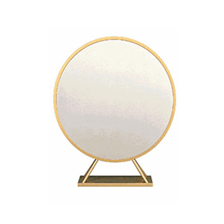 Glam Style 1-drawer Marble Top Make-up Vanity Dressing Table