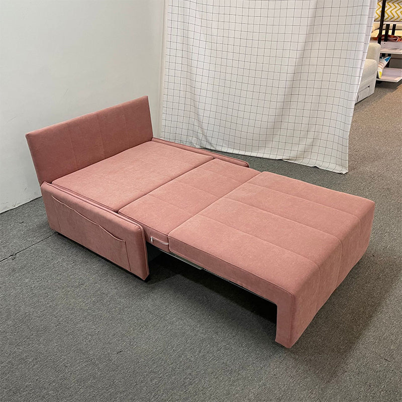 Pillow Included Convertible Sofa Foldable Futon Sofa Bed with Storage