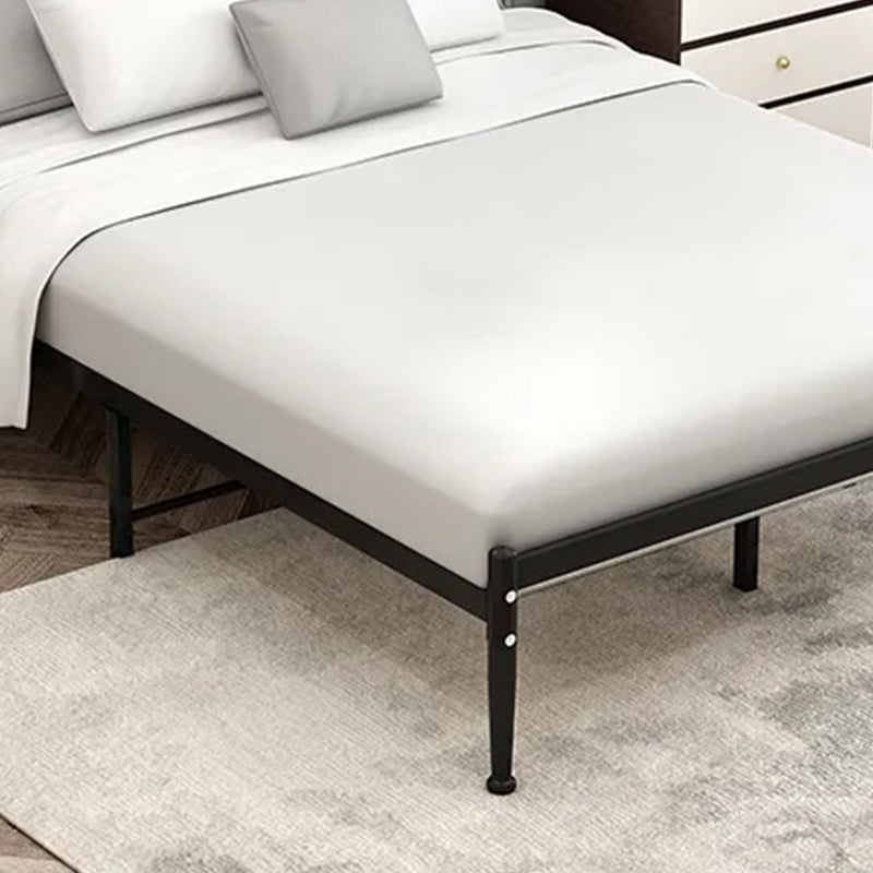 Industrial Slat Bed Rectangular Standard Bed with Custom Gold Leg