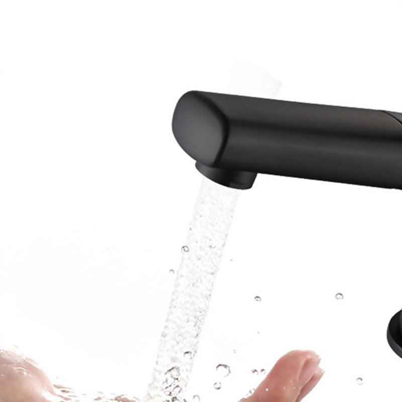 Contemporary Vessel Faucet Copper Single Handle Low Arc Vessel Faucet for Bathroom