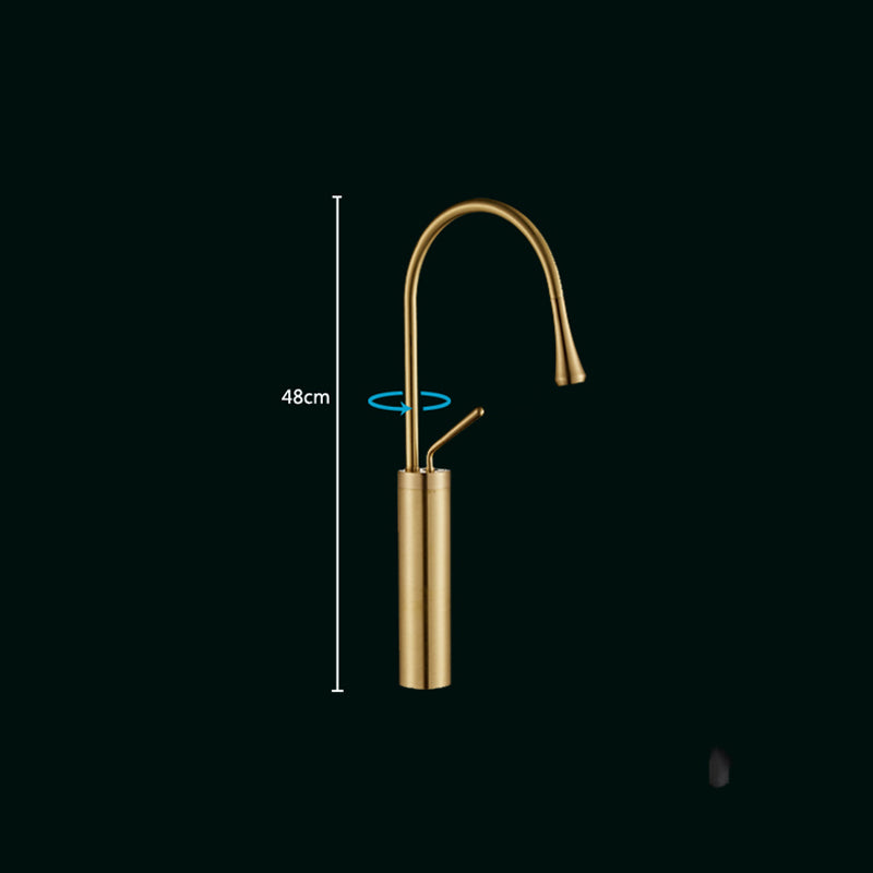 Contemporary Bathroom Sink with Single Faucet Hole Porcelain Rectangular Vessel