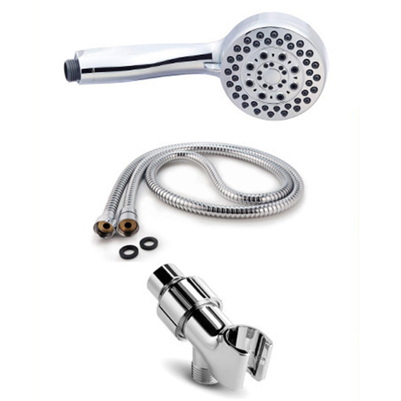 Handheld Shower Head with Hose 4-Sprays Wall-Mount Showerhead