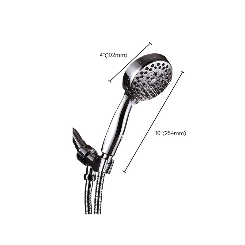 Handheld Shower Head with Hose 4-Sprays Wall-Mount Showerhead