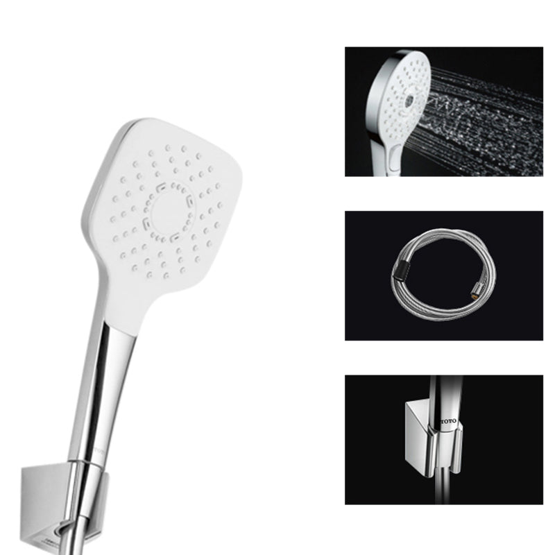 Contemporary Shower Head Round Handheld Shower Head in Bathroom