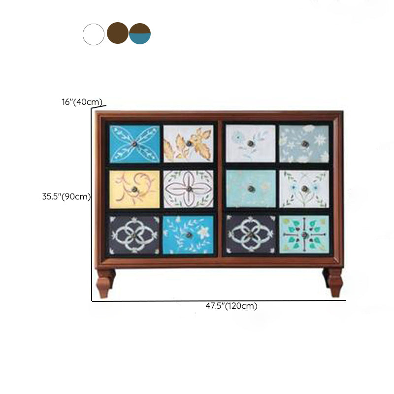 15.6-inch W Traditional Storage Chest Solid Wood Storage Chest Dresser