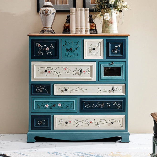 Coastal Chest Dresser Solid Wood Dresser with 8/10/12 Drawers