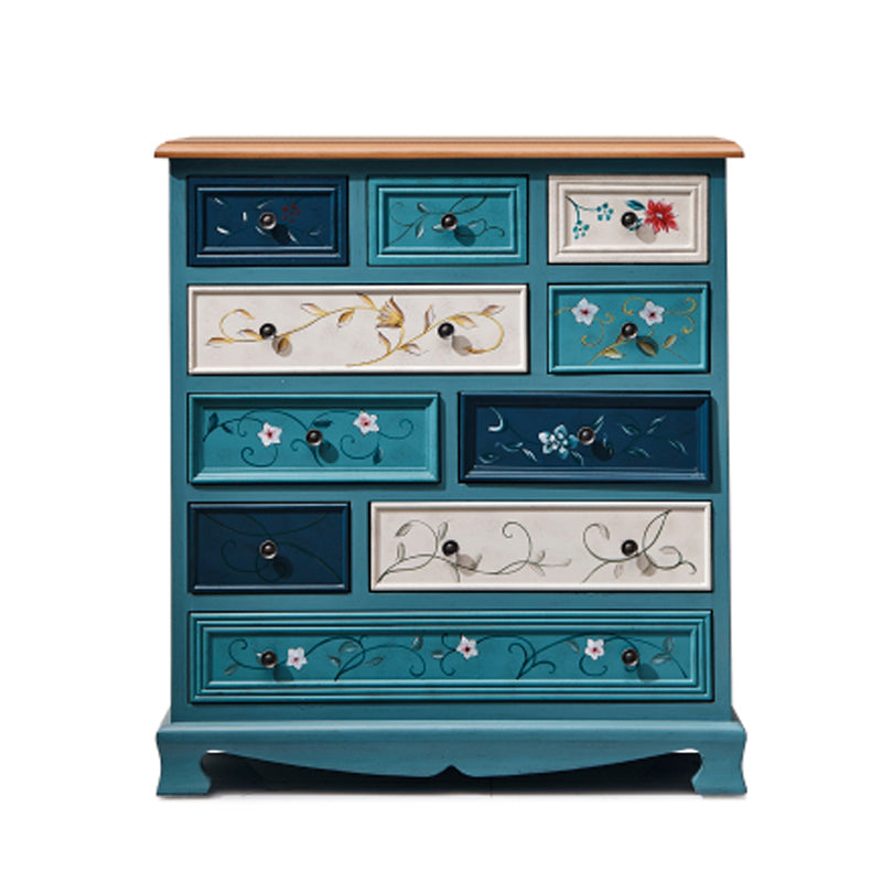 Coastal Chest Dresser Solid Wood Dresser with 8/10/12 Drawers