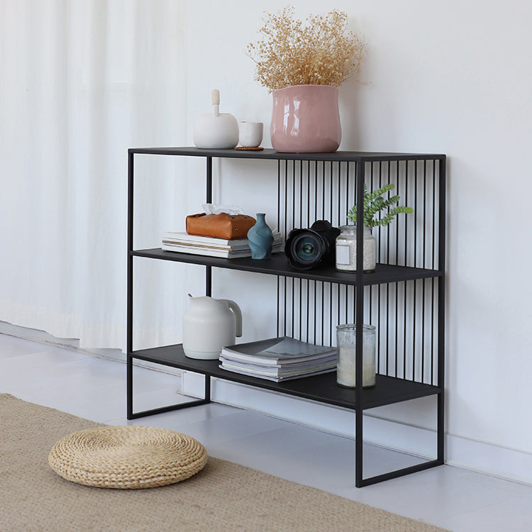 12.6" W Contemporary Console Accent Table Antique Finish Console Sofa Table in Metal