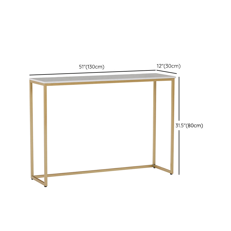 31.5-inch Tall Console Table 1-shelf Glam Accent Table for Hall