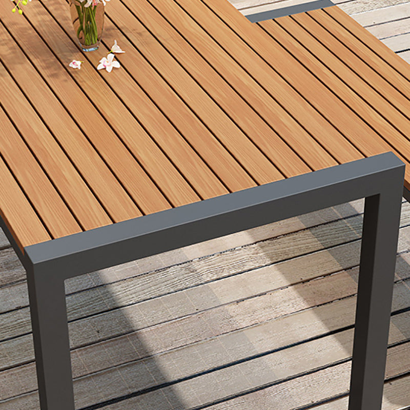 Modern Style 1/2/3 Pieces Rectangular Picnic Table Manufactured Wood Picnic Table Set
