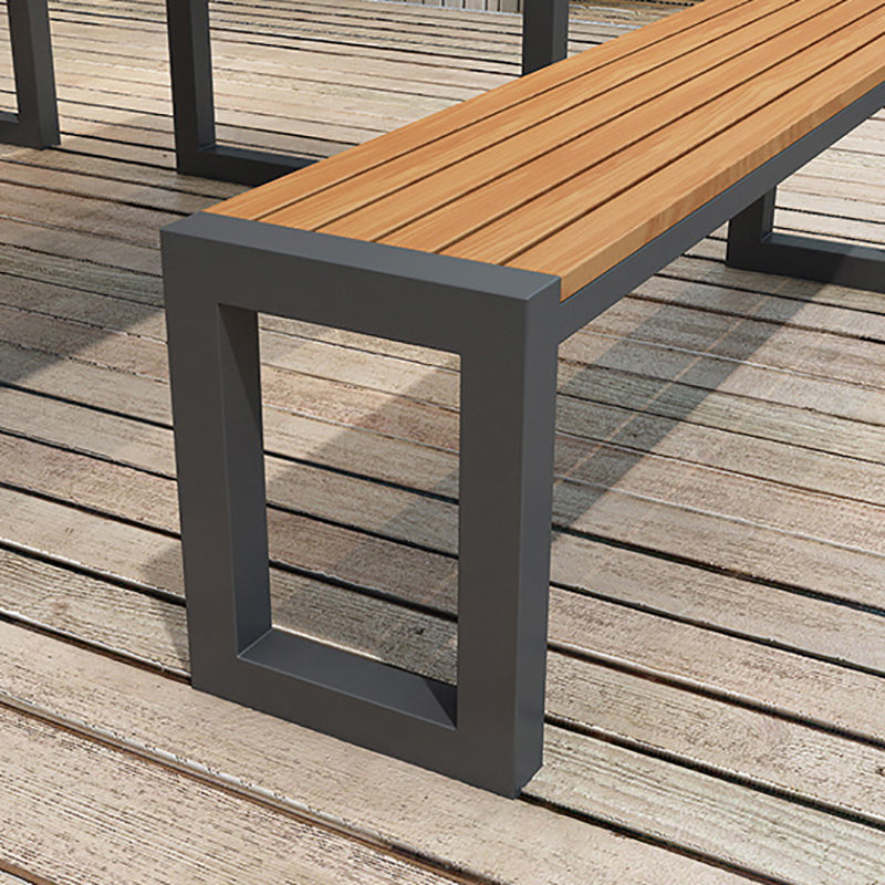 Modern Style 1/2/3 Pieces Rectangular Picnic Table Manufactured Wood Picnic Table Set