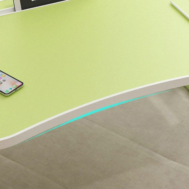 Modern Wood Writing Desk Floating Floating 15.75" W Laptop Table with Sled Base