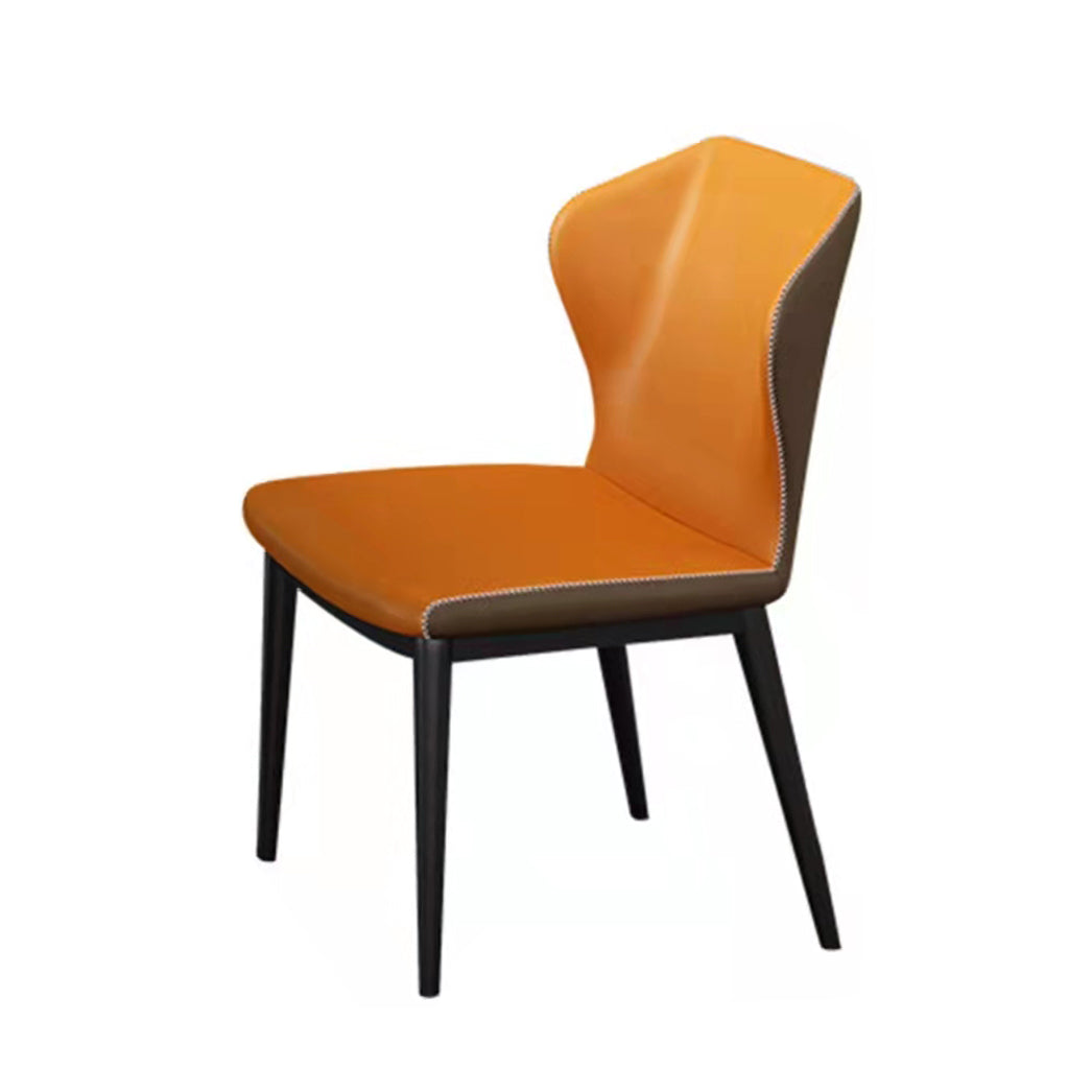 Glam Style Dinette Set for Dining Room 1/2/5/7 Pieces Glossy White Dining Table Set