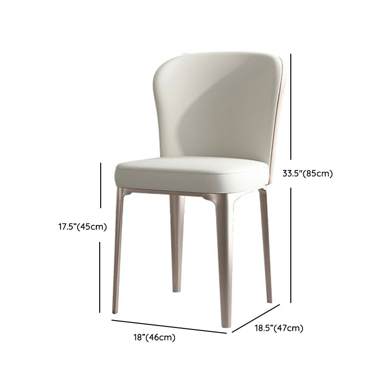 Glam Style Dinette Set for Dining Room 1/2/5/7 Pieces Glossy White Dining Table Set