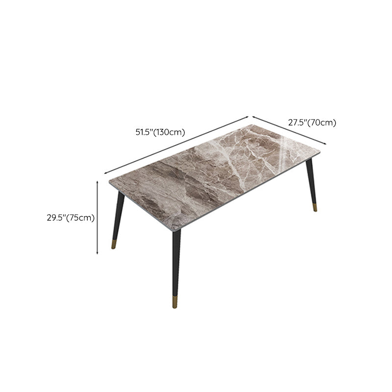 Modern 1/2/5/7 Pieces Dining Set Rectangle Faux Marble Dining Table for Dining Room