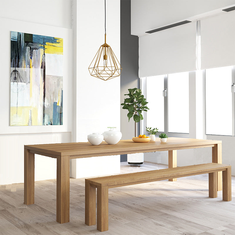 Modern 1/2/3/6/7 Pieces Dining Set Rectangle Wood Dining Table for Dining Room