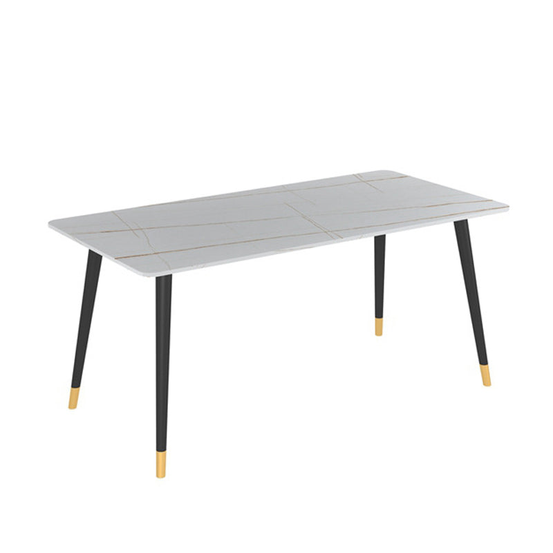 Modern 1/2/5/6/7 Pieces Dining Set Rectangle Stone Dining Table for Dining Room Cafe
