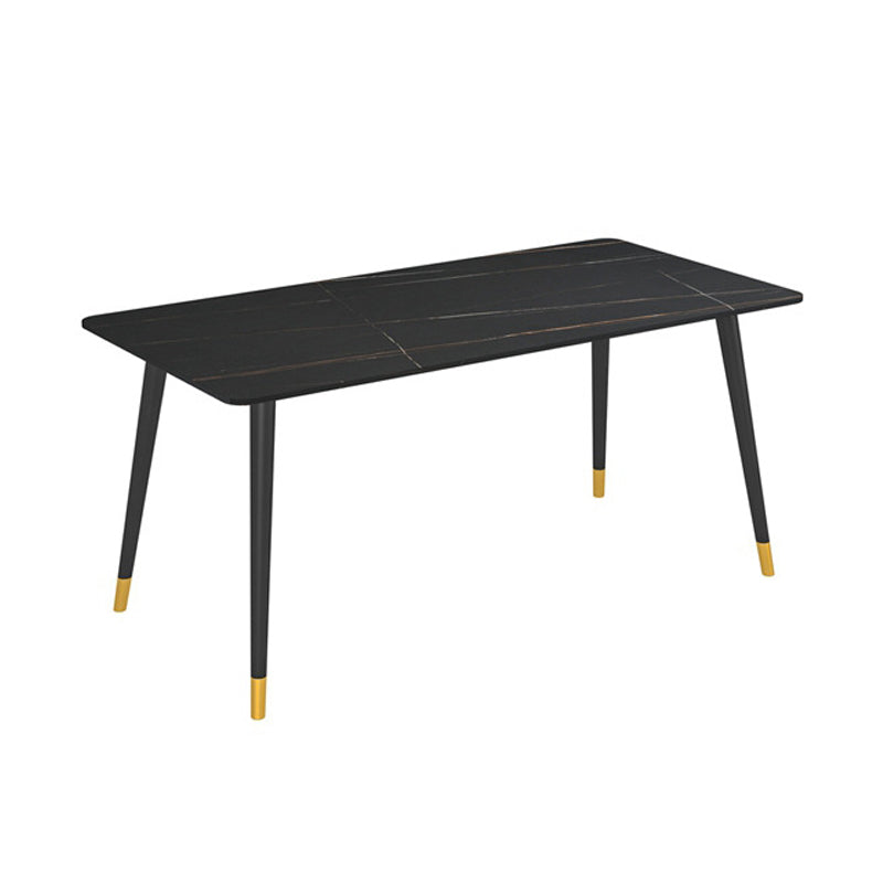 Modern 1/2/5/6/7 Pieces Dining Set Rectangle Stone Dining Table for Dining Room Cafe