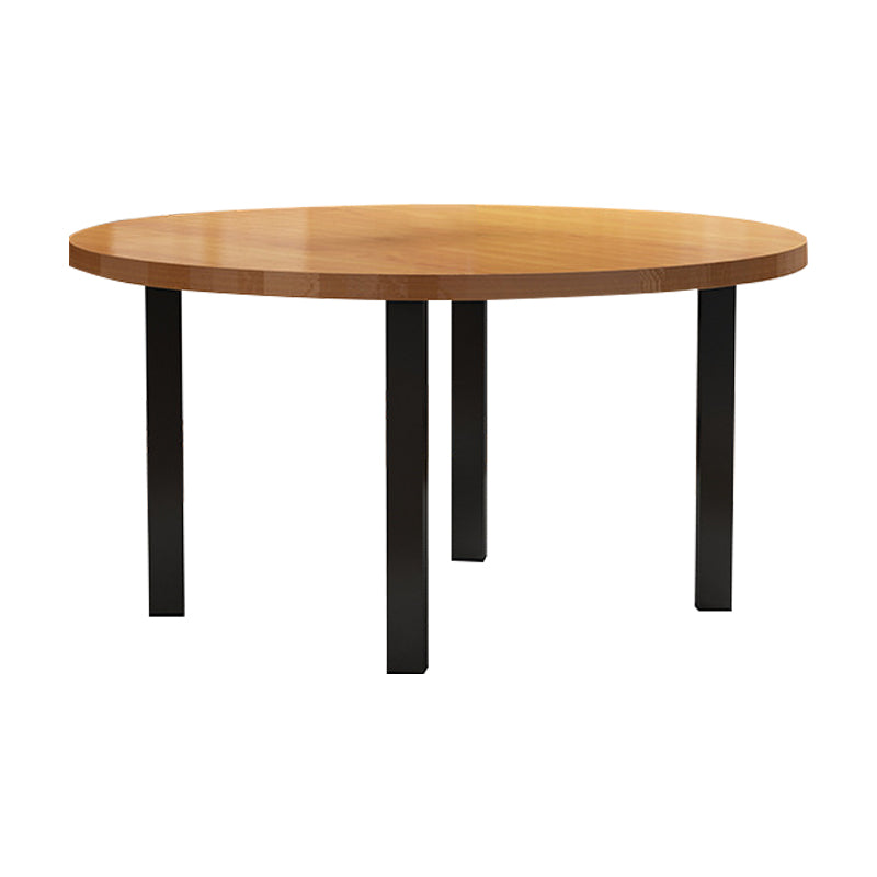 Solid Wood Round Dining Table Set 1/2/5 Pieces Dinette Set for Home