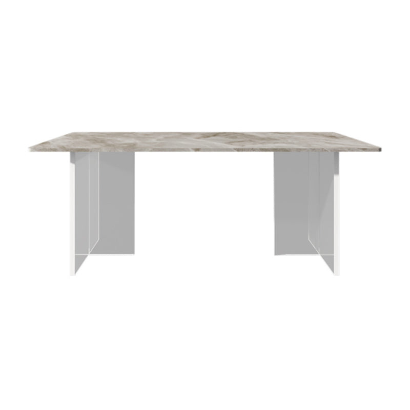 Modern 1/2/5/7 Pieces Dining Set Rectangle Stone Dining Table for Cafe