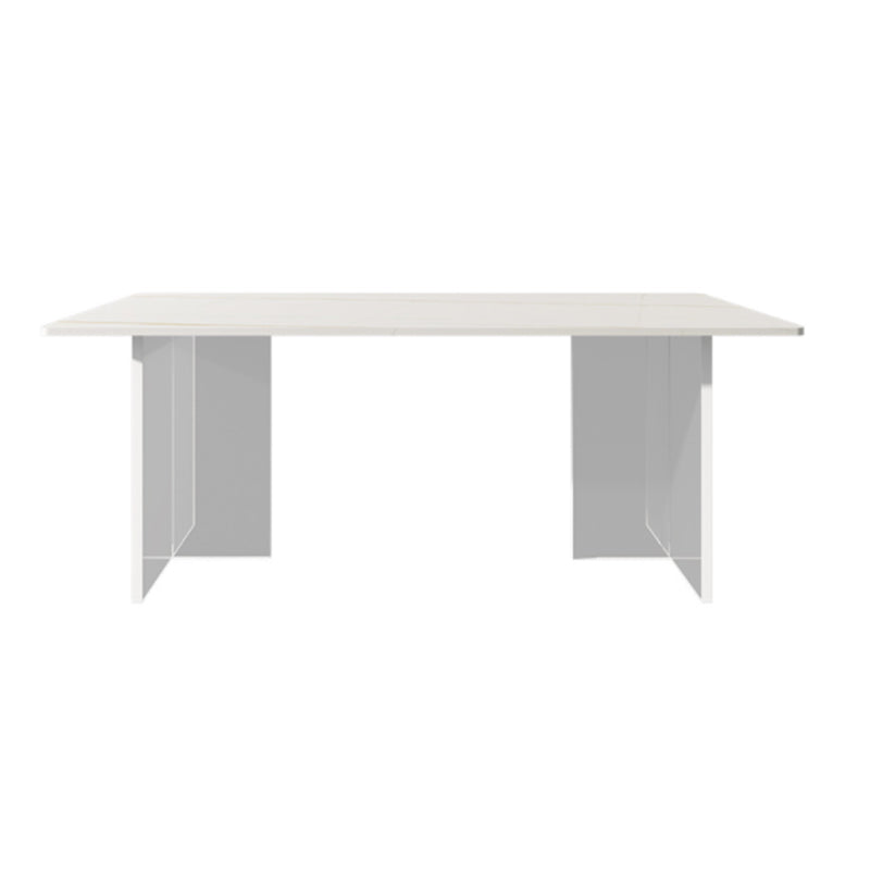 Modern 1/2/5/7 Pieces Dining Set Rectangle Stone Dining Table for Cafe
