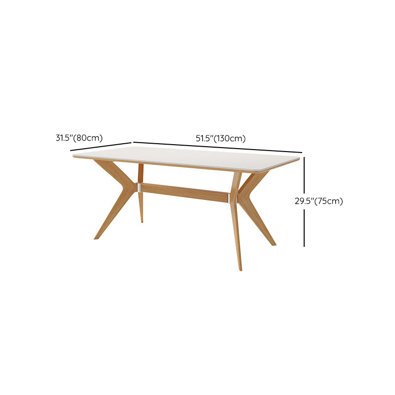 Stone Top Dining Table Set with Wooden Frame 1/4/5/7 Pieces Modern Dinette Set for Home