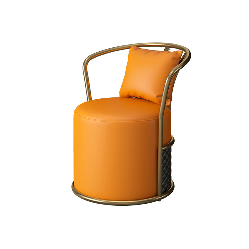 Glam Dinette Set with Leather Chairs 1/4/5 Pieces Glossy White Stone Dining Table Set