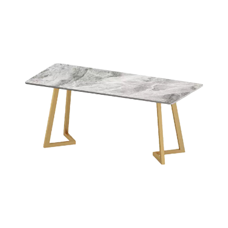 Glam Dining Table Set 1/2/7 Pcs Sintered Stone Dining Table and Upholstered Chairs