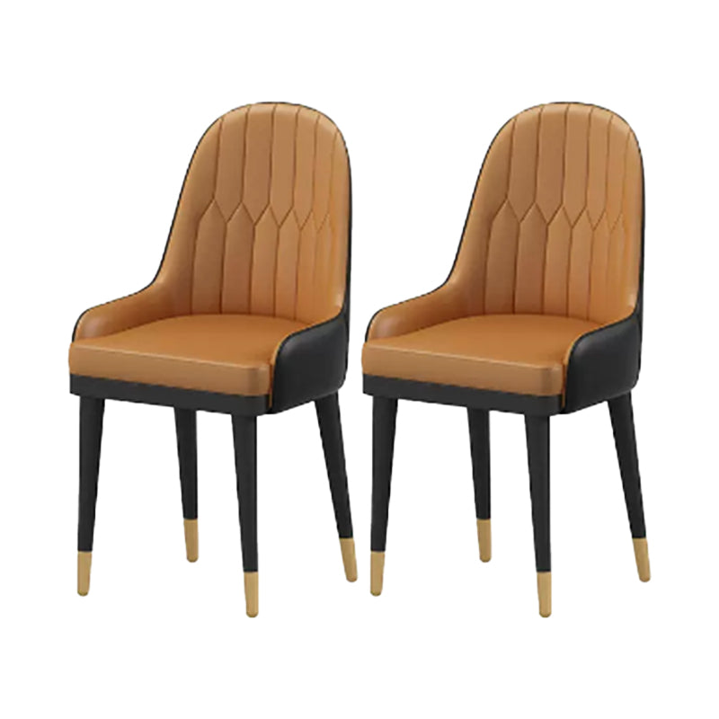 Glam Dining Table Set 1/2/7 Pcs Sintered Stone Dining Table and Upholstered Chairs