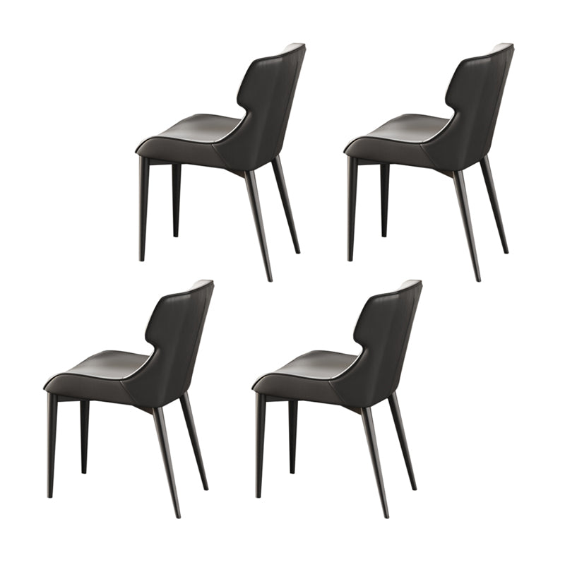 Sintered Stone Dining Set 1/4/5/7 Pcs White Rectangle Dining Table and Armless Chairs