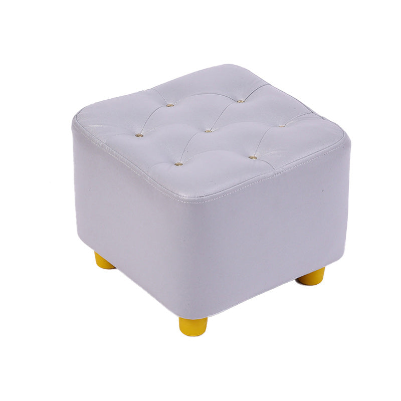 Modern Standard Pouf Water Resistant Square Cube for Home Decor