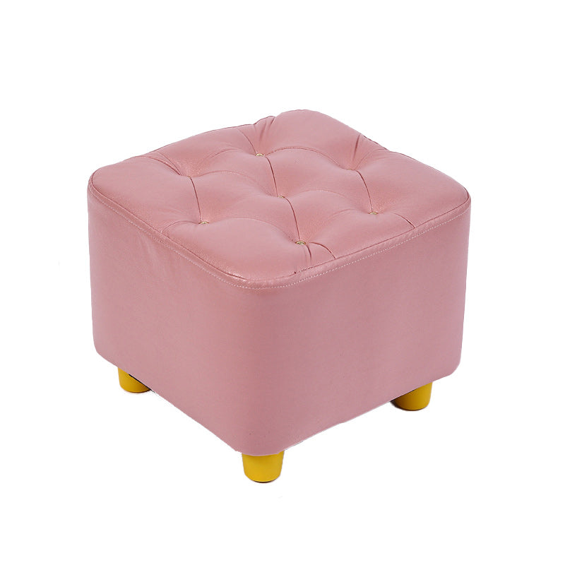 Modern Standard Pouf Water Resistant Square Cube for Home Decor
